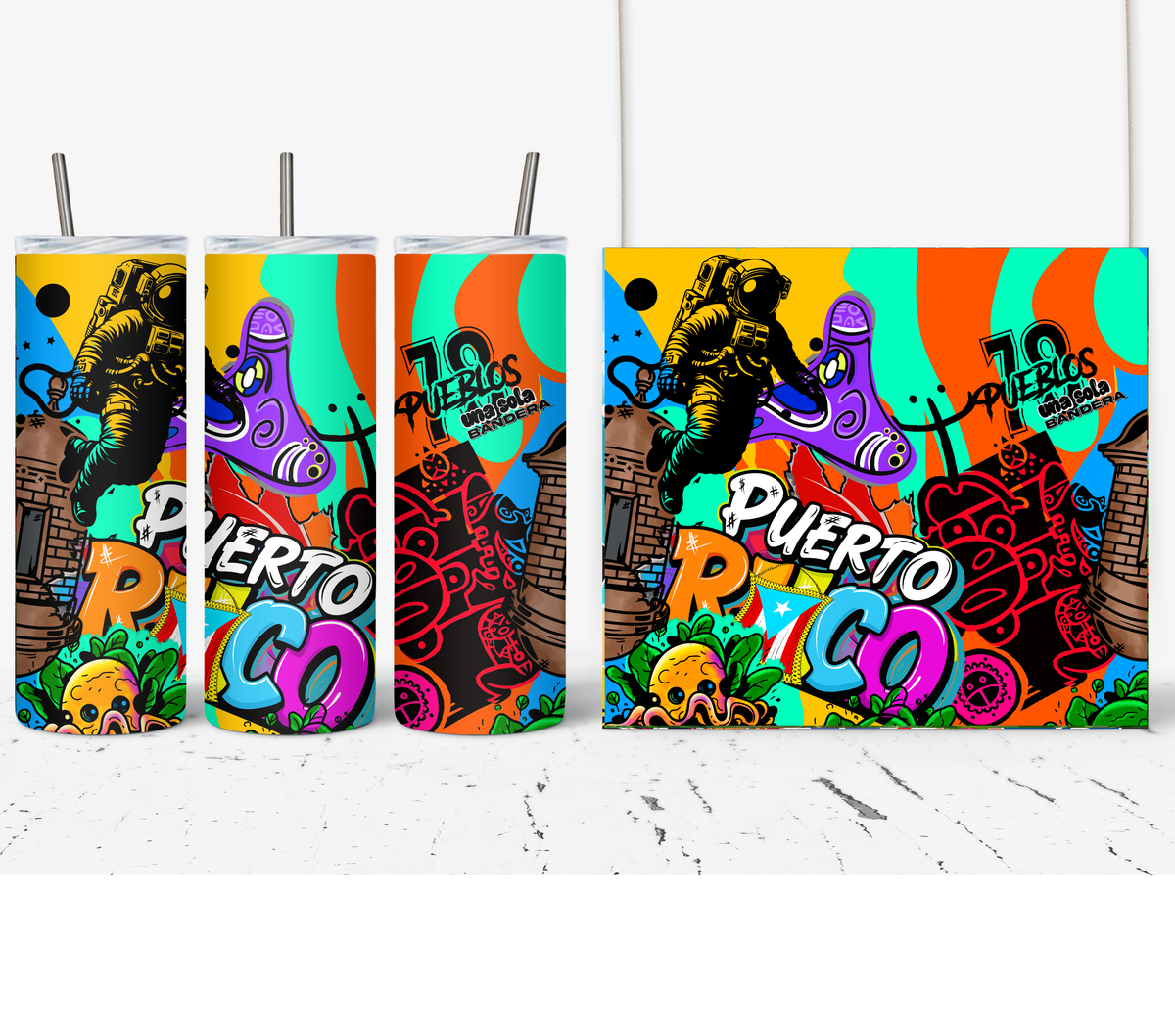 Vaso Termico 20 oz - #20 Astronauta & Colores