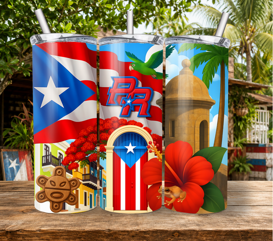 Vaso Termico 20 oz #14 Bandera,Garita, Amapola