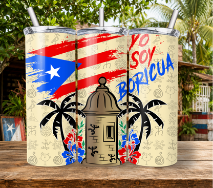 Vaso Termico 20 oz - #8 Garita Boricua