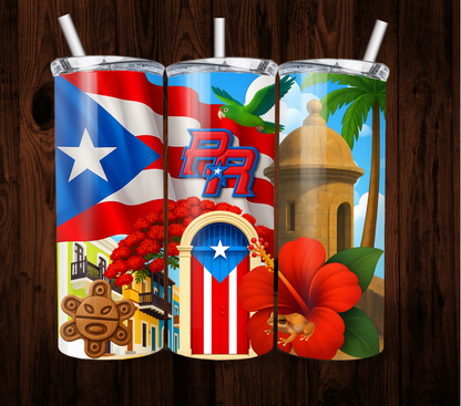 Vaso Termico 20 oz #14 Bandera,Garita, Amapola