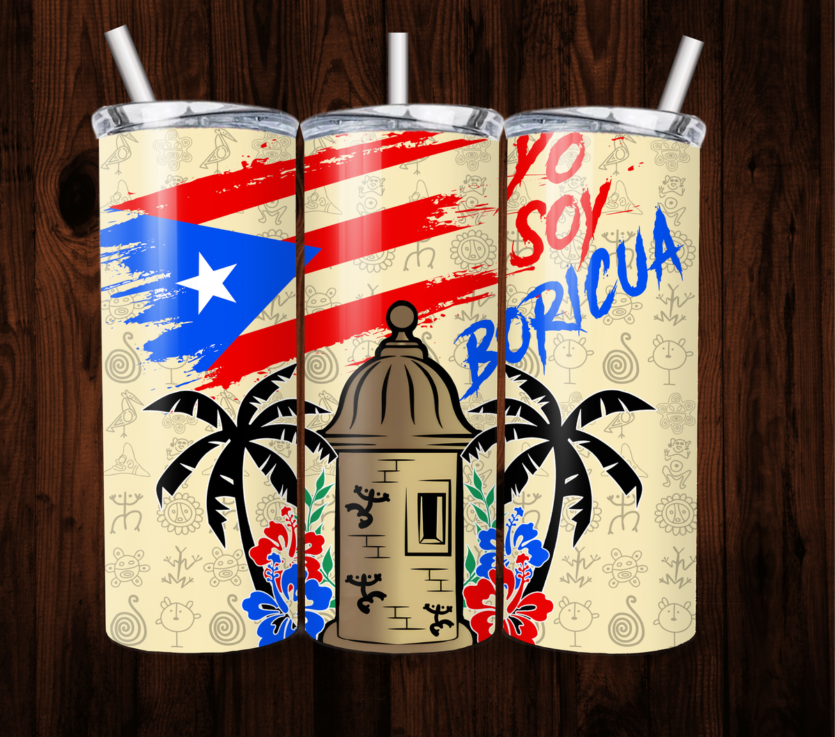 Vaso Termico 20 oz - #8 Garita Boricua