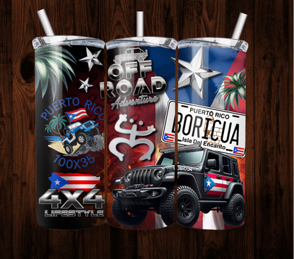 VASO TERMICO 20 oz- #5 JEEP 4x4
