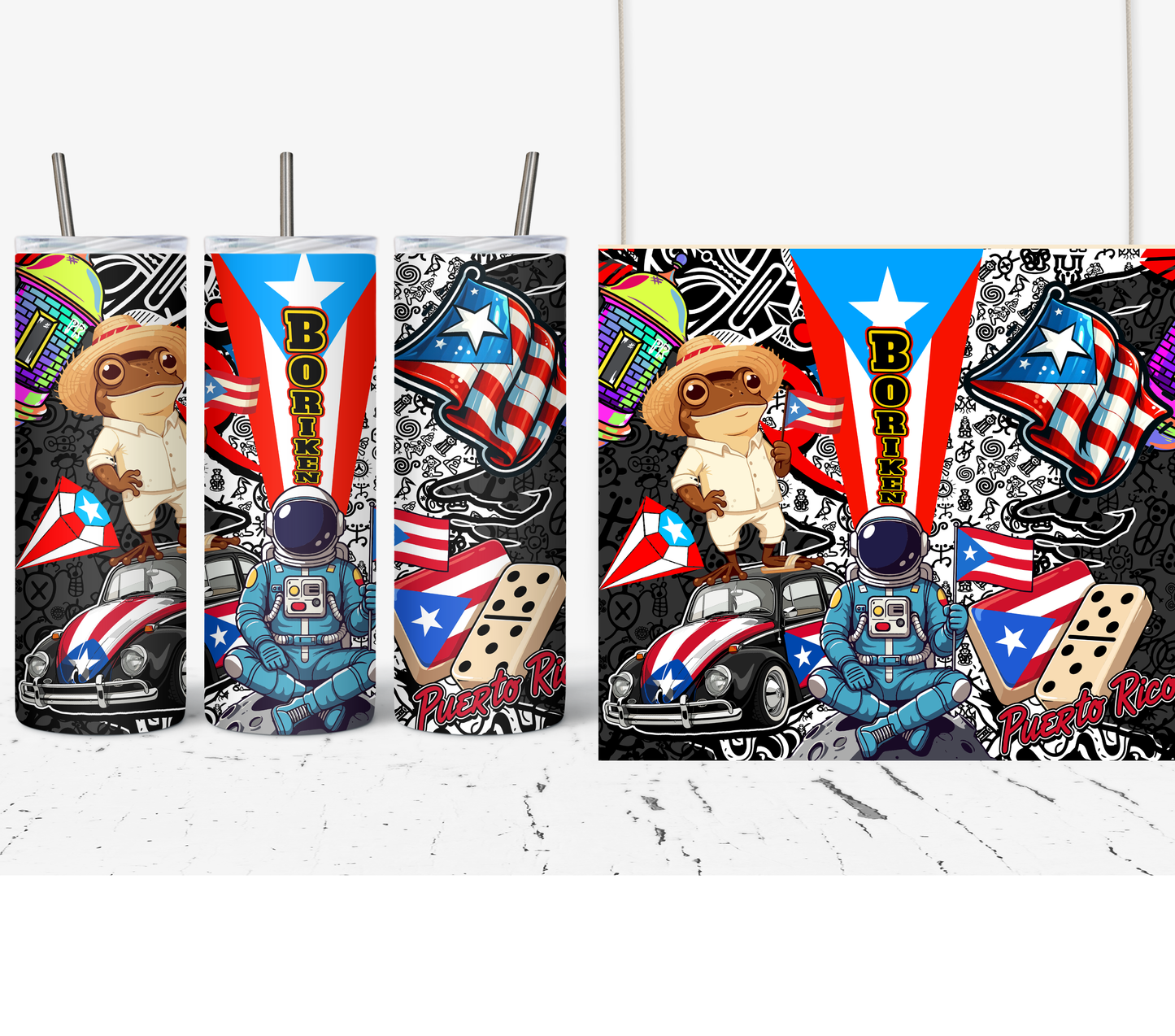 Vaso Termico 20 oz - #23 astronauta & coqui