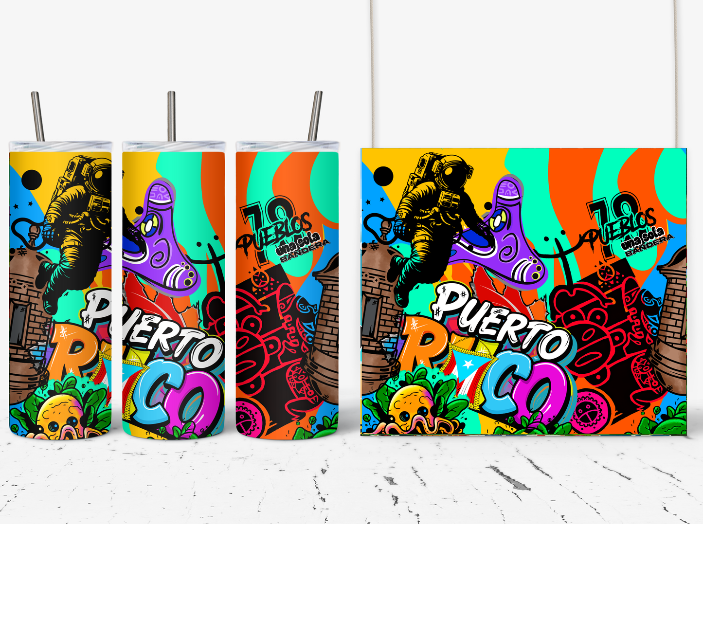 Vaso Termico 20 oz - #20 Astronauta & Colores