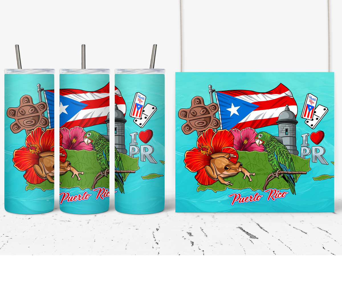 Vaso Termico 20 oz -#4 Isla Cotorra y Coqui