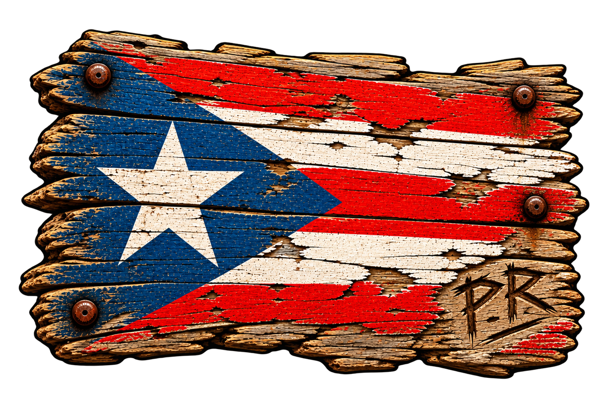BANDERA RUSTICA