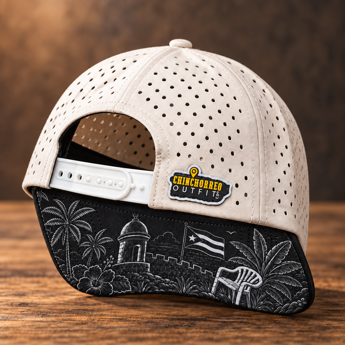 Gorra Jeva- Crema y Negra