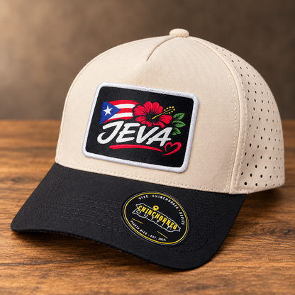 Gorra Jeva- Crema y Negra